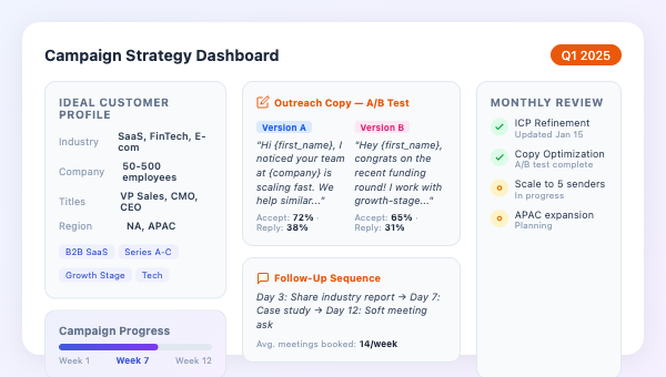 Expert-Led Campaign Strategy